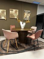 stoelen roze - set stoelen roze - mix eetkamerstoelen roze, Ophalen, Overige kleuren, Nieuw, Stof