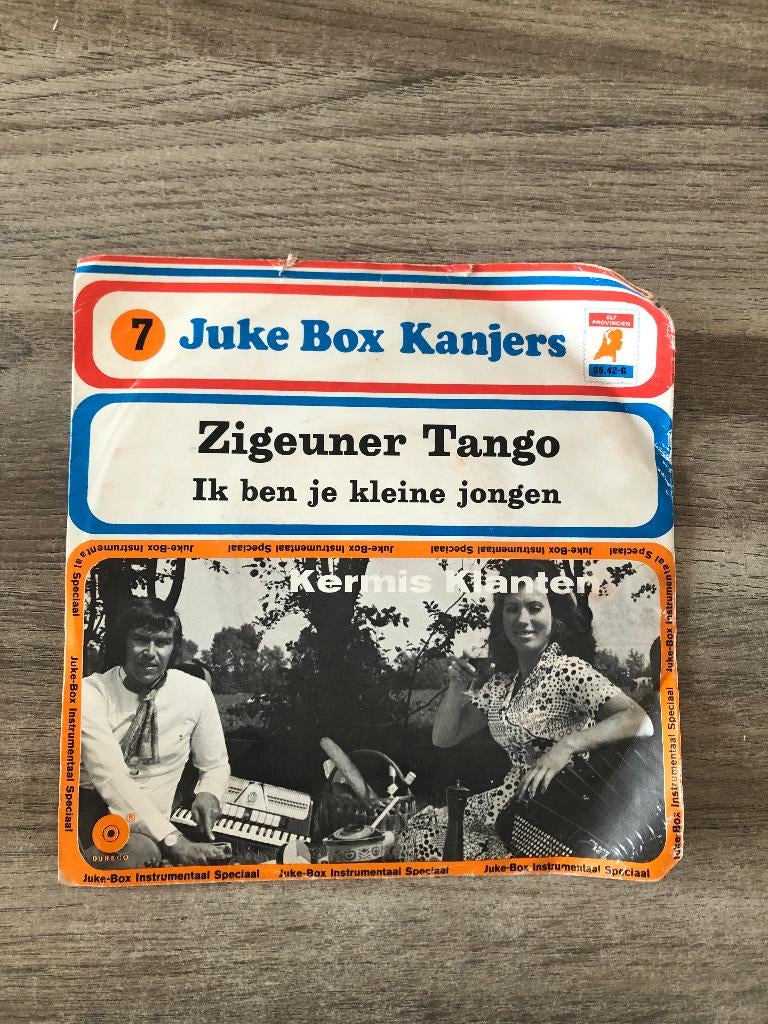 vinyl single Kermis klanten, Ophalen of Verzenden, Gebruikt, Overige formaten, Levenslied of Smartlap