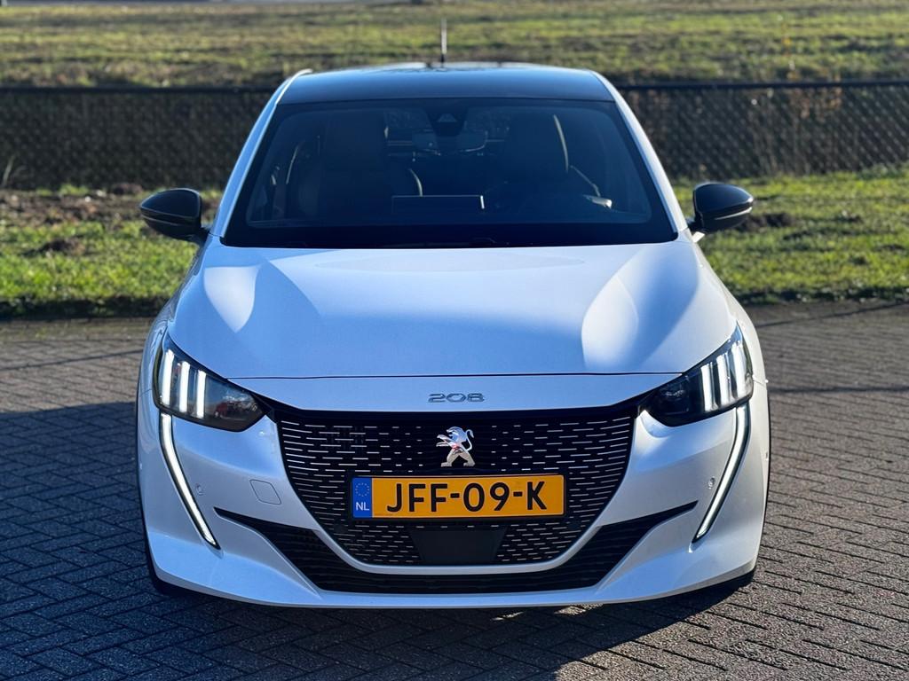 Peugeot 208 1.2 GT-Line+Automaat+Carplay+Virtual+Sfeerverlic, Auto's, 101 pk, Gebruikt, Euro 6, Wit