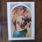 5 kleuren afbeeldingen van litho's van Alphons Mucha, Ophalen, Alphons Mucha, Zo goed als nieuw, Overige onderwerpen