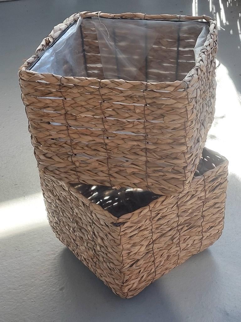 Binnen bloembakken set van 2, Ophalen, Overige materialen, Gebruikt, Minder dan 30 cm