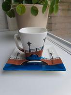 Dada Art Decor espresso kopje Amsterdam handbeschilderd, Ophalen of Verzenden, Porselein, Overige stijlen, Kop(pen) en/of Schotel(s)