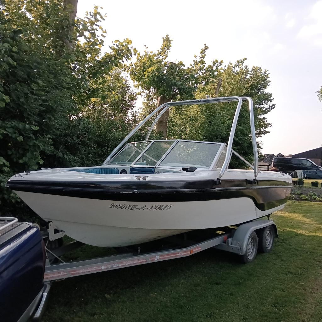 mercruiser op lpg, Watersport en Boten, Speedboten, Gebruikt, 6 meter of meer, Overige brandstoffen, 120 tot 200 pk, Polyester