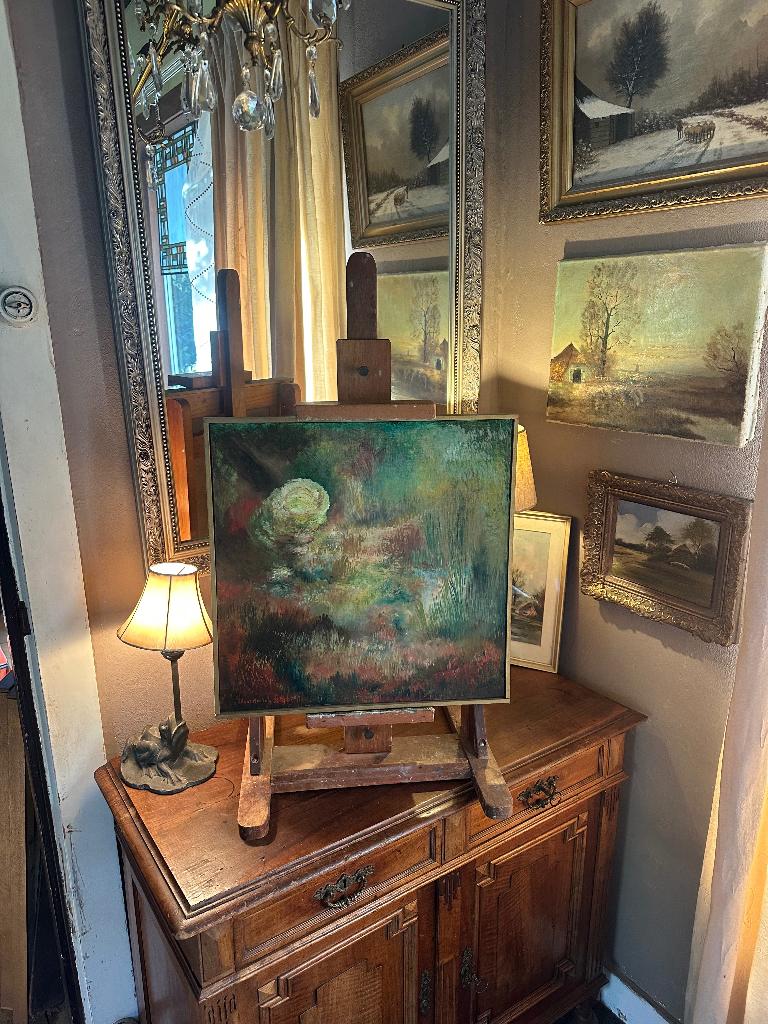 Set van 2 moderne schilderijen, Ophalen