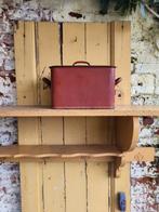 Franse brocante emaille vispan/ allegonda, Ophalen of Verzenden, Overige materialen