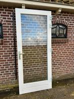 Hardhouten tuindeur / achterdeur 90,6x211cm., Ophalen, 80 tot 100 cm, Buitendeur, 200 tot 215 cm