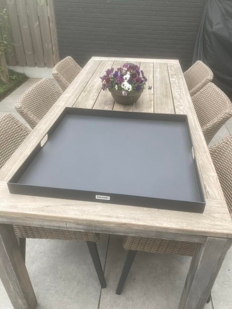 Manifesto dienblad 70x70cm  - Kees Smit, Tuin en Terras, Tuinmeubel-accessoires, Ophalen, Zo goed als nieuw