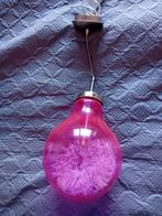 Roze hanglamp voor meidenkamer - Metaal in bol, Modern, Speels, Ophalen of Verzenden, Zo goed als nieuw, Metaal