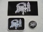 DEATH patch, sticker, button 1990, Ophalen of Verzenden, Nieuw, Overige typen
