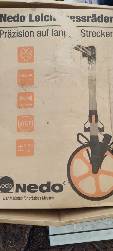 Nedo meetwiel, Doe-het-zelf en Verbouw, Meetapparatuur, Ophalen of Verzenden, Nieuw, Afstand
