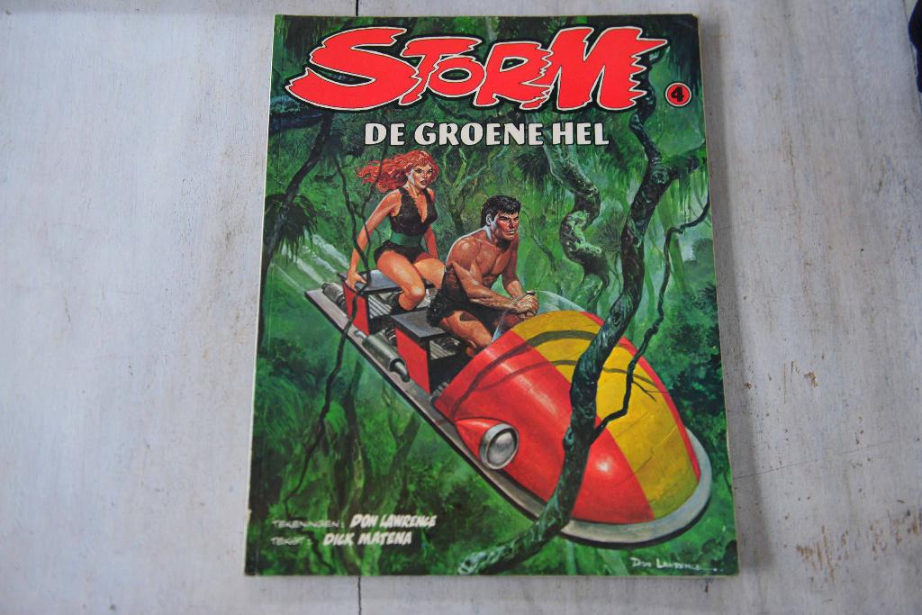 STORM = De Groene Hel = deel 4 uitgave 1980, Boeken, Stripboeken, Verzenden, Eén stripboek, Zo goed als nieuw, Dick Matena