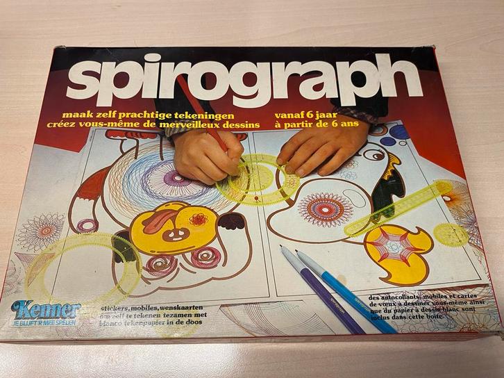 Vintage Spirograph Kenner Tekenset - Compleet , nwst, Kinderen en Baby's, Speelgoed | Educatief en Creatief, Zo goed als nieuw