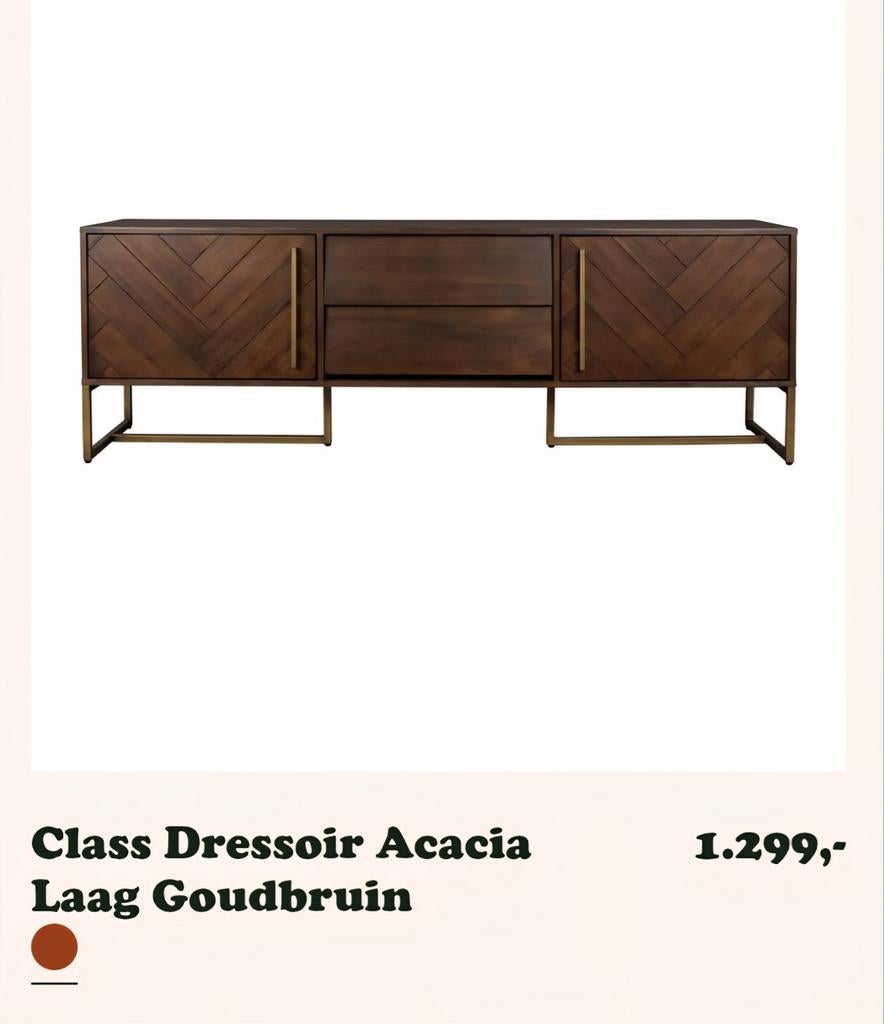 Dutchbone Class SERIE, Huis en Inrichting, Kasten | Dressoirs, Ophalen, Gebruikt, 25 tot 50 cm