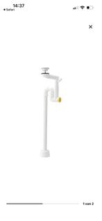 IKEA RÄNNILEN Sifon met flexibele buis voor wastafel, Ophalen of Verzenden, Nieuw, Wastafel