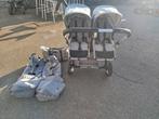 Complete Bugaboo duowagen met wieg en accessoires, Ophalen, Gebruikt, Bugaboo, Duowagen