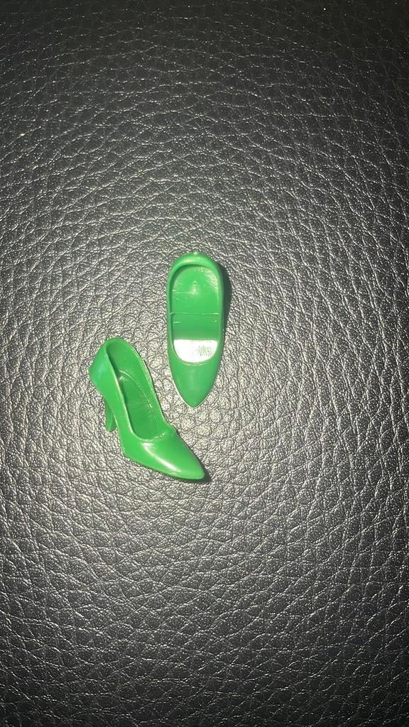Barbie vintage griene CT pumps Japan, Ophalen of Verzenden, Zo goed als nieuw