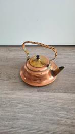 Antieke koperen theeketel, Ophalen of Verzenden, Koper