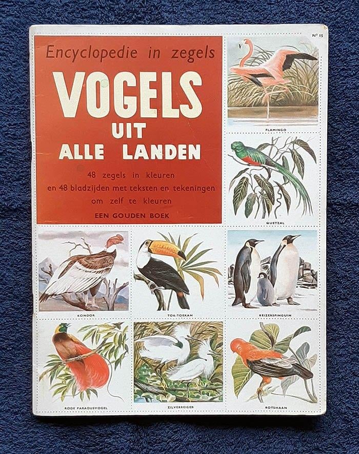 Vogels uit alle landen (Encyclopedie in zegels) 1958, Verzenden, Gelezen, Plaatjesalbum