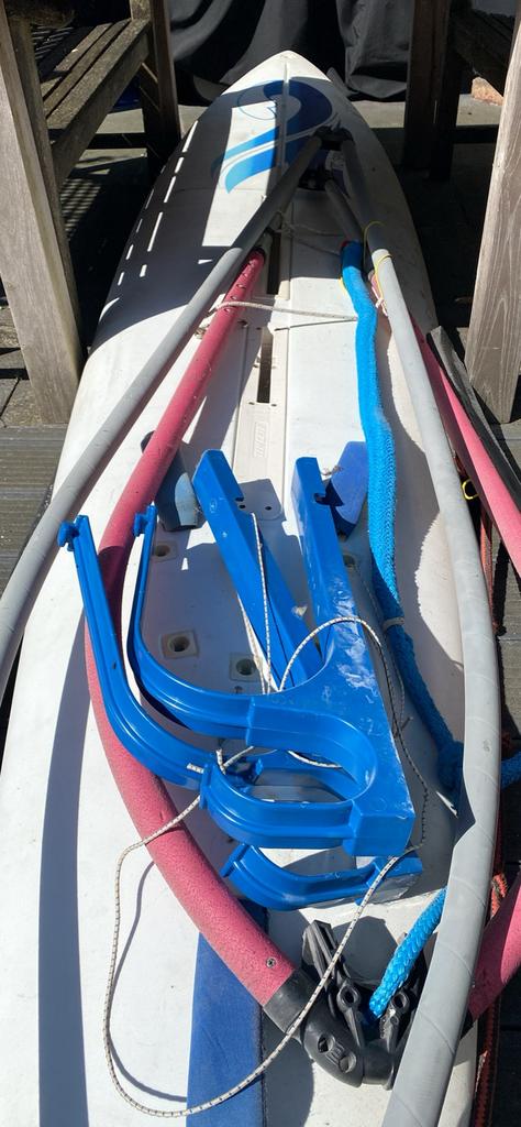 Ten Cate spacer windsurpplank, Ophalen, Gebruikt, Zeil