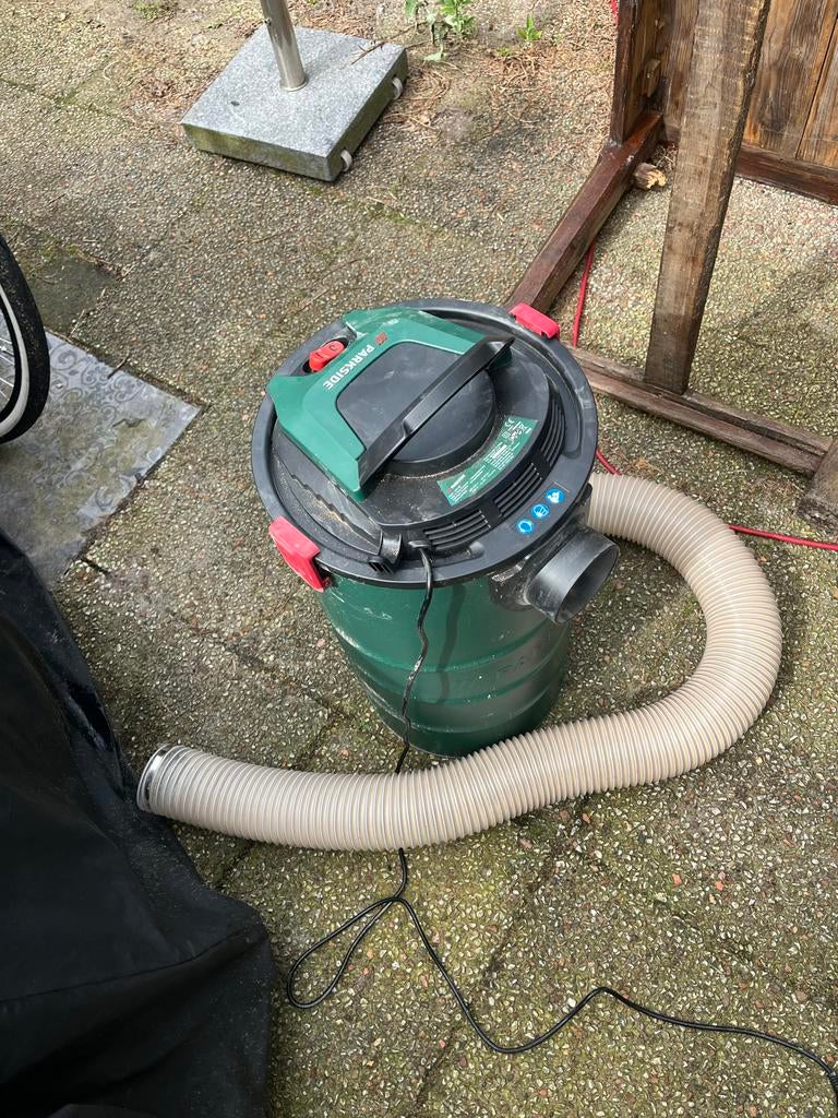 PARKSIDE PASA 1200 B2 Bouwstofzuiger - Krachtig Betrouwbaar, Ophalen, Stofzuiger, Zo goed als nieuw, Reservoir