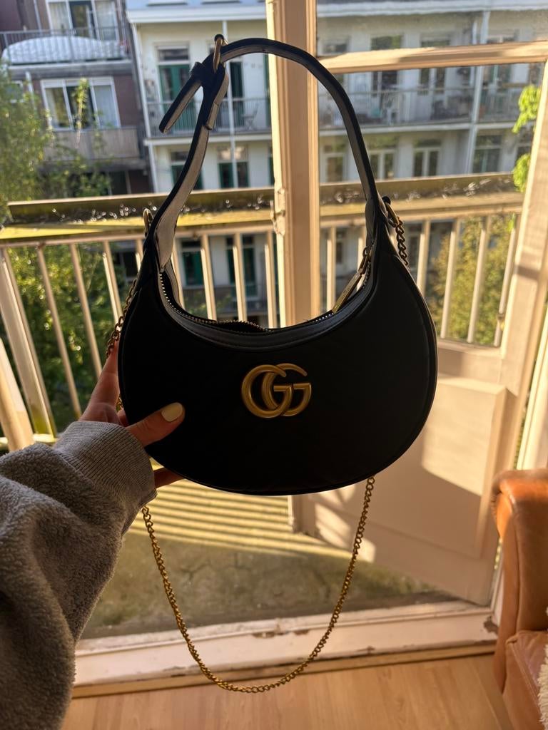 Gucci GG Black & Gold, Ophalen, Nieuw, Zwart