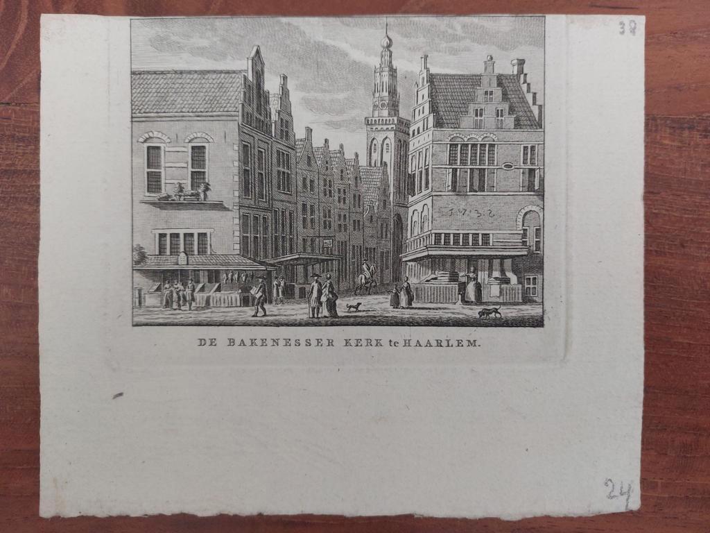 70 / De Nieuwe Toren te Leeuwarden Gravure Bendorp Bulthuis, Ophalen of Verzenden