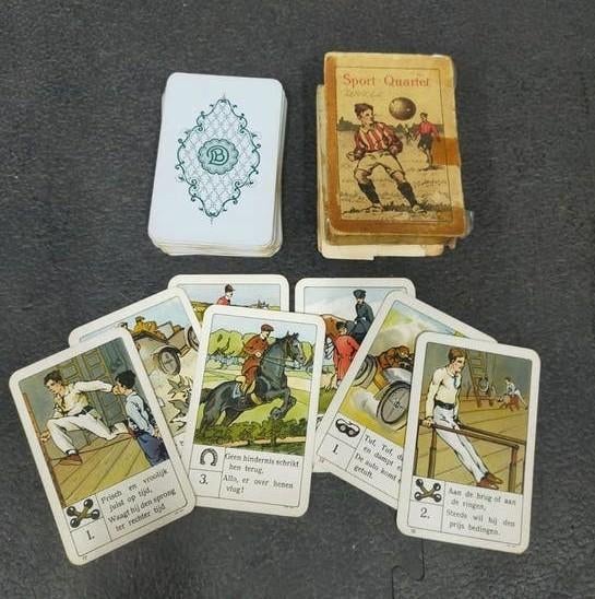 Antiek Sportkwartet B. Dondorf Frankfurt - Compleet (1920), Verzamelen, Speelgoed, Ophalen of Verzenden, Gebruikt