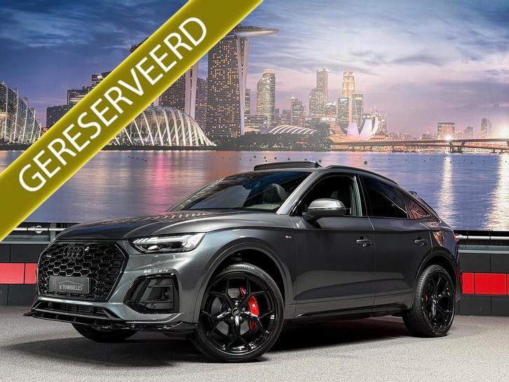 Audi Q5 Sportback 50 TFSI e 3x S-Line |Trekhaak|Panorama|RS-, Auto's, Audi, Bedrijf, Te koop, Q5, 360° camera, 4x4, ABS, Achteruitrijcamera
