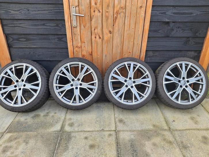 19 inch GMP Gunner gepolijst + Pirelli Winterbanden, Auto-onderdelen, Banden en Velgen, Banden en Velgen, Winterbanden, 19 inch