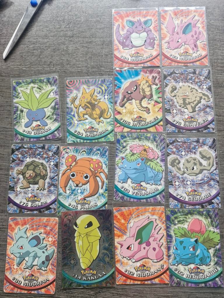 Pokémon Topps kaarten, Ophalen of Verzenden, Meerdere kaarten