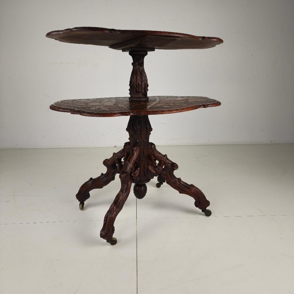 Zwarte Woud-étagère door Horrix – laat 19e eeuw, Antiek en Kunst, Ophalen of Verzenden