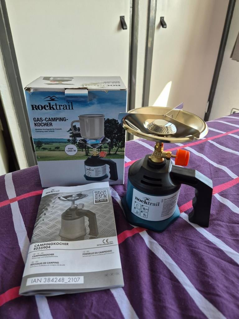 Rocktrail Gas-Campingkoker NIEUW, Caravans en Kamperen, Ophalen of Verzenden, Nieuw