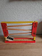 Vintage houten knikkerbaan - Klassiek speelplezier, Ophalen of Verzenden, Gebruikt, Overige typen
