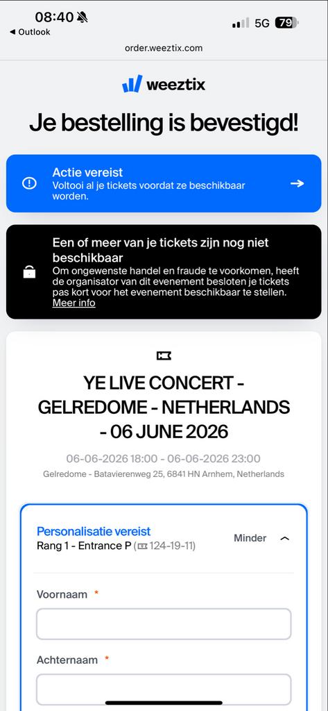 2 Kanye West kaartjes, Tickets en Kaartjes, Twee personen, November