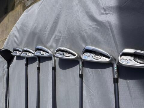 Golf Stokken Ping met IJzers, Sport en Fitness, Golf, Ophalen, Zo goed als nieuw, Set, Ping