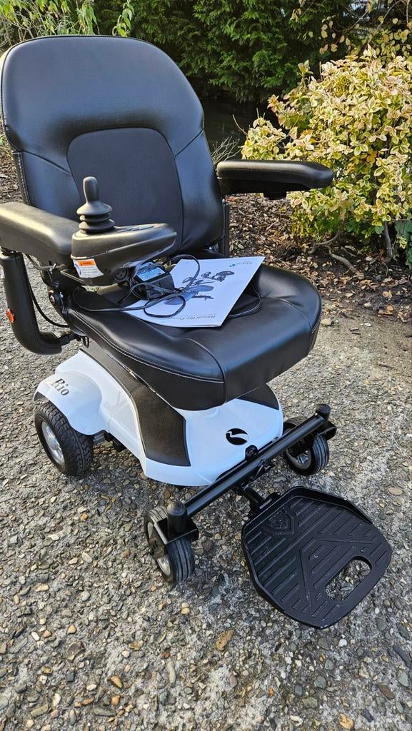 Elektrische rolstoel Rascal Rio, demontabel, in nieuwstaat!, Ophalen, Inklapbaar, Zo goed als nieuw, Elektrische rolstoel