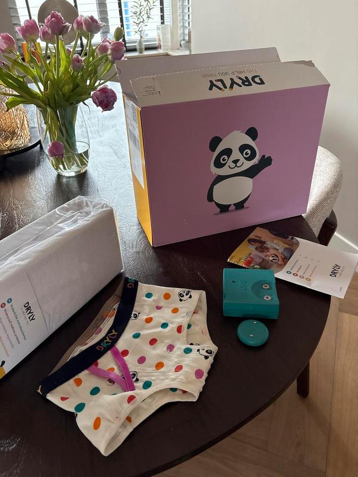 DRYLY Slaapwekker - Complete set voor droge nachten, Kinderen en Baby's, Overige Kinderen en Baby's, Zo goed als nieuw, Ophalen of Verzenden