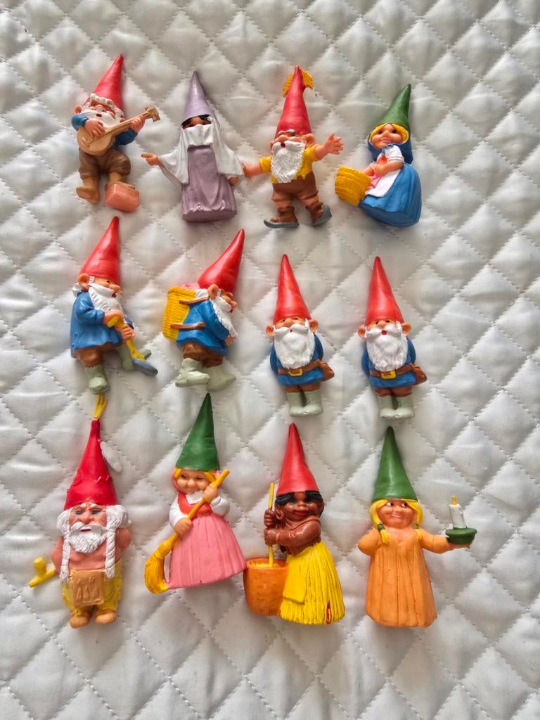 David de kabouter poppetjes, Ophalen of Verzenden, Gebruikt, Beeldje of Poppetje