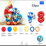Sonic the Hedgehog Verjaardagsballonnen Set - Nieuw, Ophalen of Verzenden, Nieuw, Versiering, Verjaardag