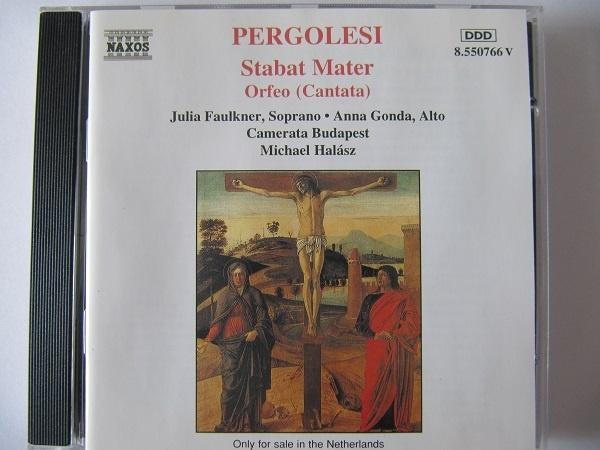 Pergolesi - Stabat Mater & Orfeo (cantata) - Faulkner Gonda, Met libretto, Ophalen of Verzenden, Zo goed als nieuw, Barok