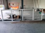 Kunststof kozijn 400 cm x 125 draaikiepraam, Ophalen, Kunststof, Gebruikt, Inclusief glas