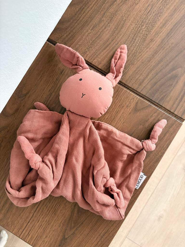 Liewood knuffeldoekje konijn roest bruin, Ophalen of Verzenden, Zo goed als nieuw, Overige typen