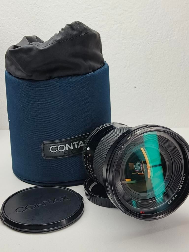 Contax 645 Carl Zeiss 35mm F3.5 Distagon lens, Ophalen of Verzenden, Zo goed als nieuw, Groothoeklens