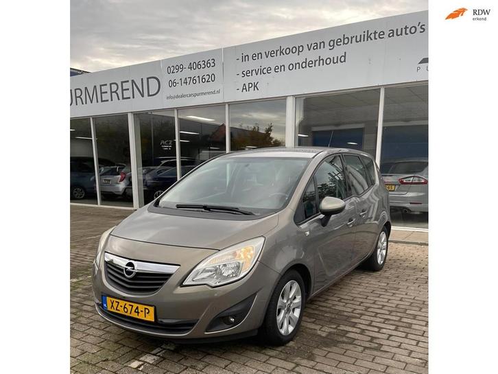 Opel Meriva 1.4 Turbo Cosmo, Auto's, Opel, Bedrijf, Te koop, Meriva, ABS, Airbags, Airconditioning, Boordcomputer, Centrale vergrendeling