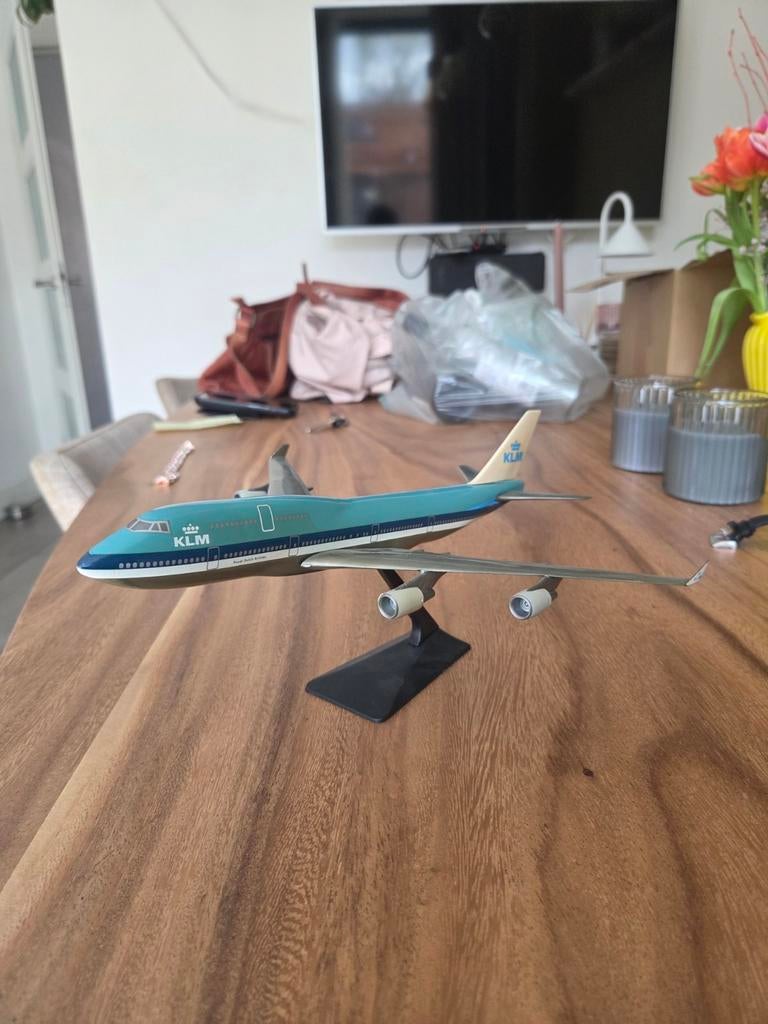 KLM Boeing 747 Modelvliegtuig - Schaalmodel, Ophalen of Verzenden