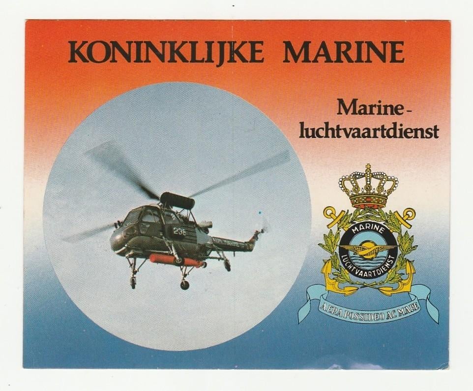sticker Kon Marine - Marineluchtvaartdienst, Verzenden, Marine, Nederland, Overige typen