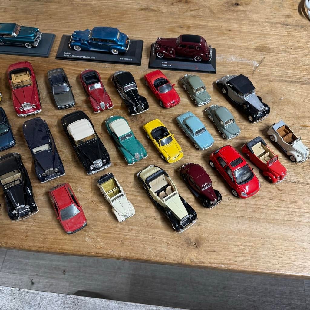 Partij metalen miniatuur auto's, Ophalen of Verzenden, Gebruikt, Auto, Overige merken