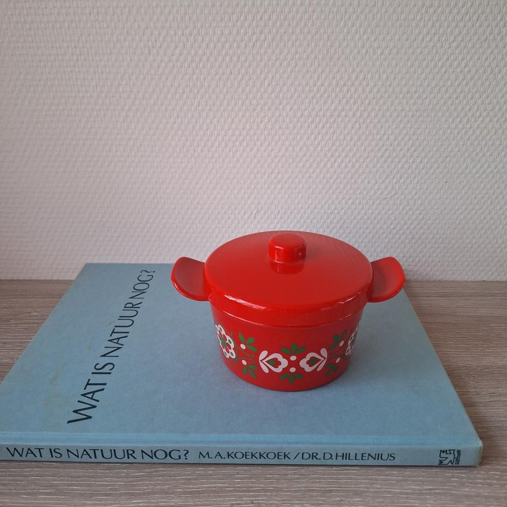 Vintage retro rood kunststof Emsa West Germany bakje, Ophalen of Verzenden, Huis en Inrichting