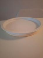 Tupperware Draaiplateau Wit/Zachtgeel, Huis en Inrichting, Keuken | Tupperware, Ophalen of Verzenden, Zo goed als nieuw, Geel