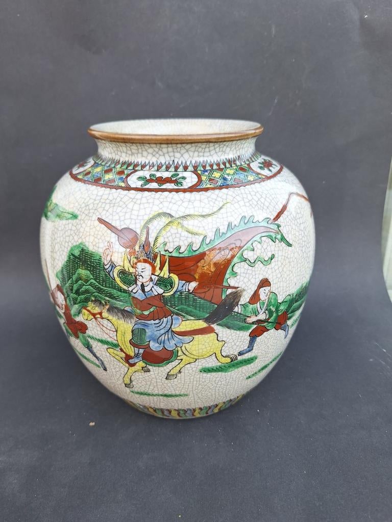 Nangking grote pot Chinees porselein  19-20 e, Ophalen of Verzenden